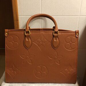 Mila Kate Top Handle Tan Brown Handbag